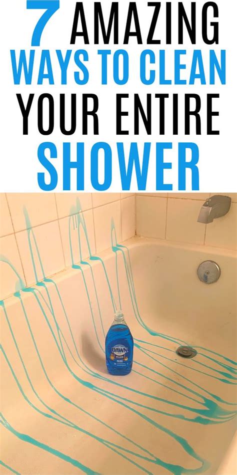 quickest way to clean shower